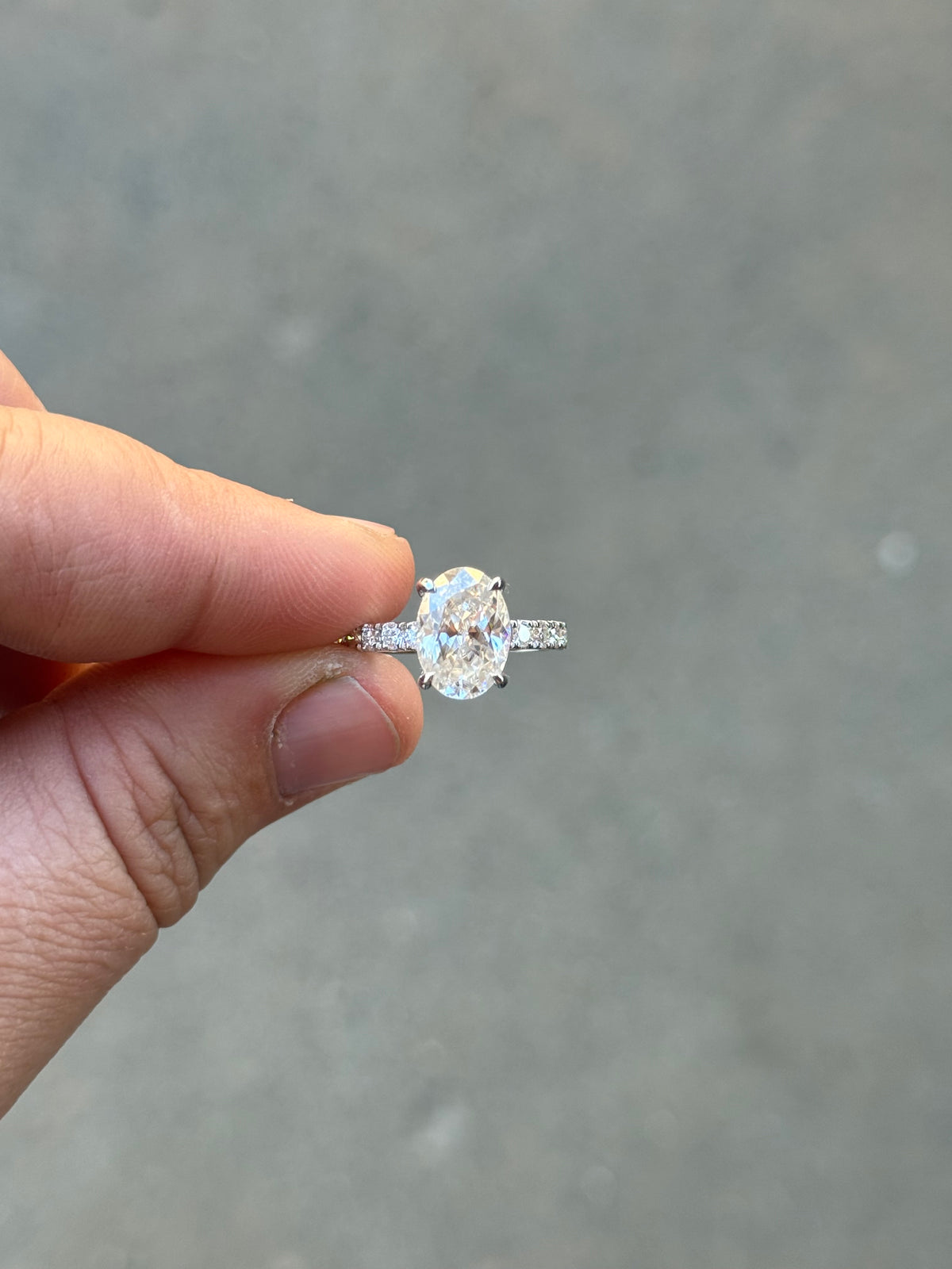 Billie Diamond Hidden Halo Engagement Ring