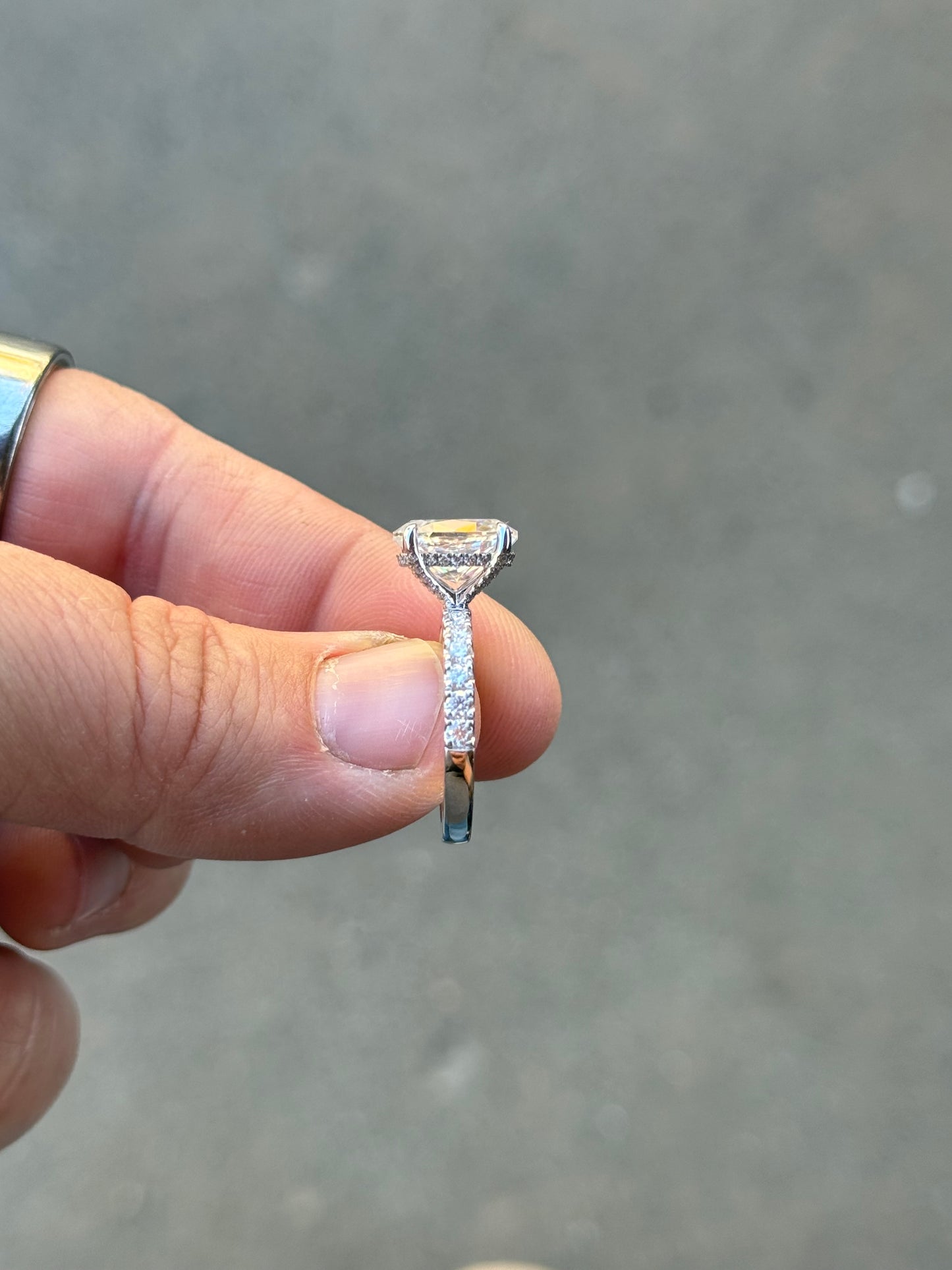 Billie Diamond Hidden Halo Engagement Ring