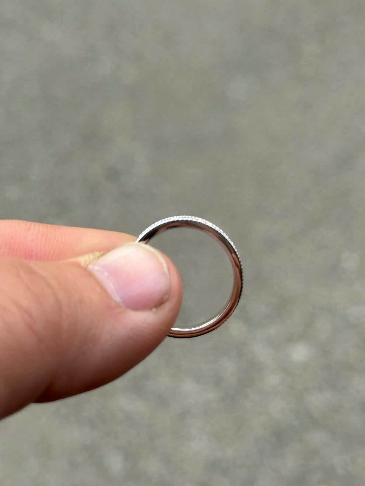 Jasper Curved Wedding Band