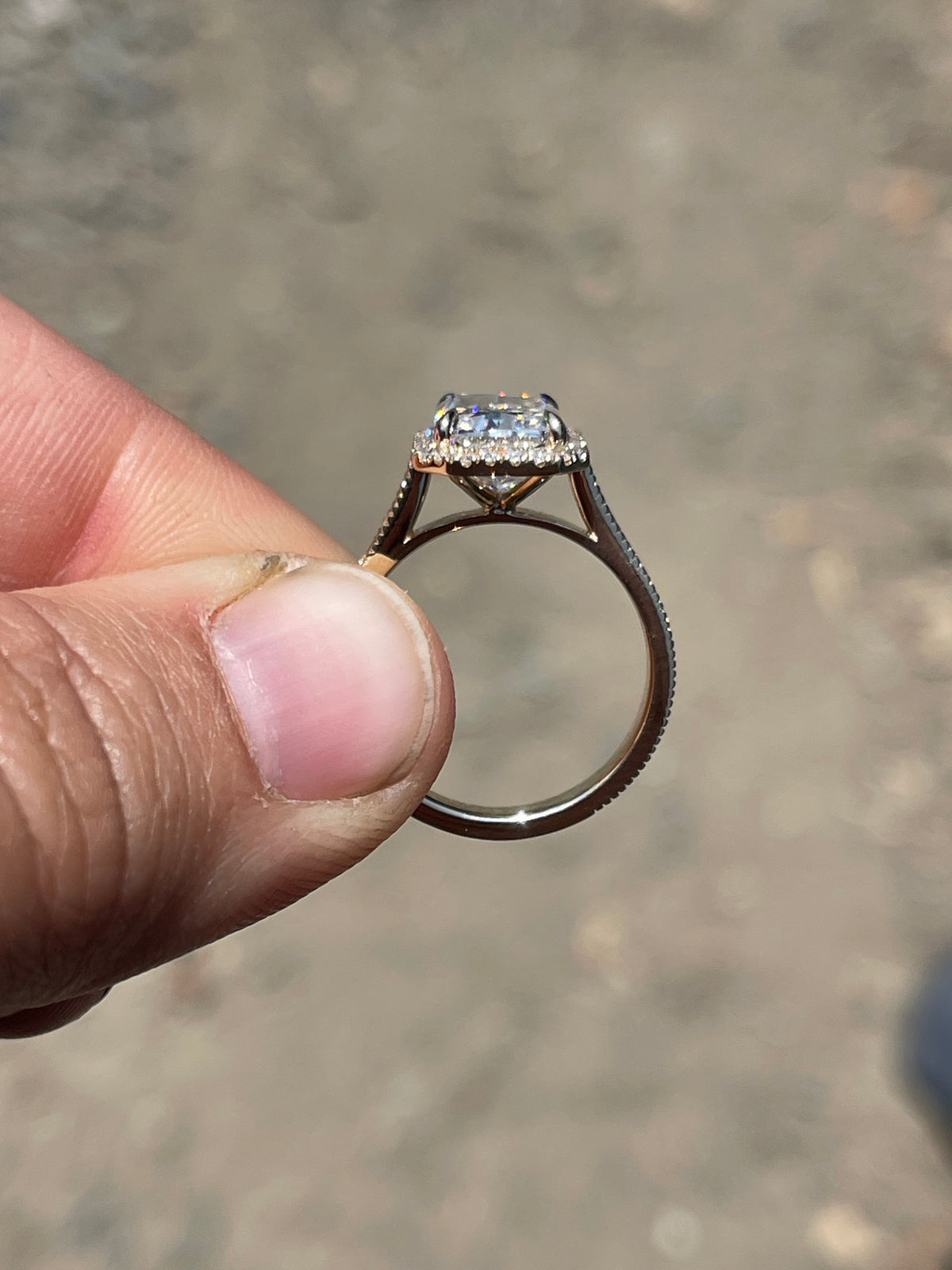 Bernadette 4ct DIAMOND Engagement Ring Engagement Rings Tines Ranch Co