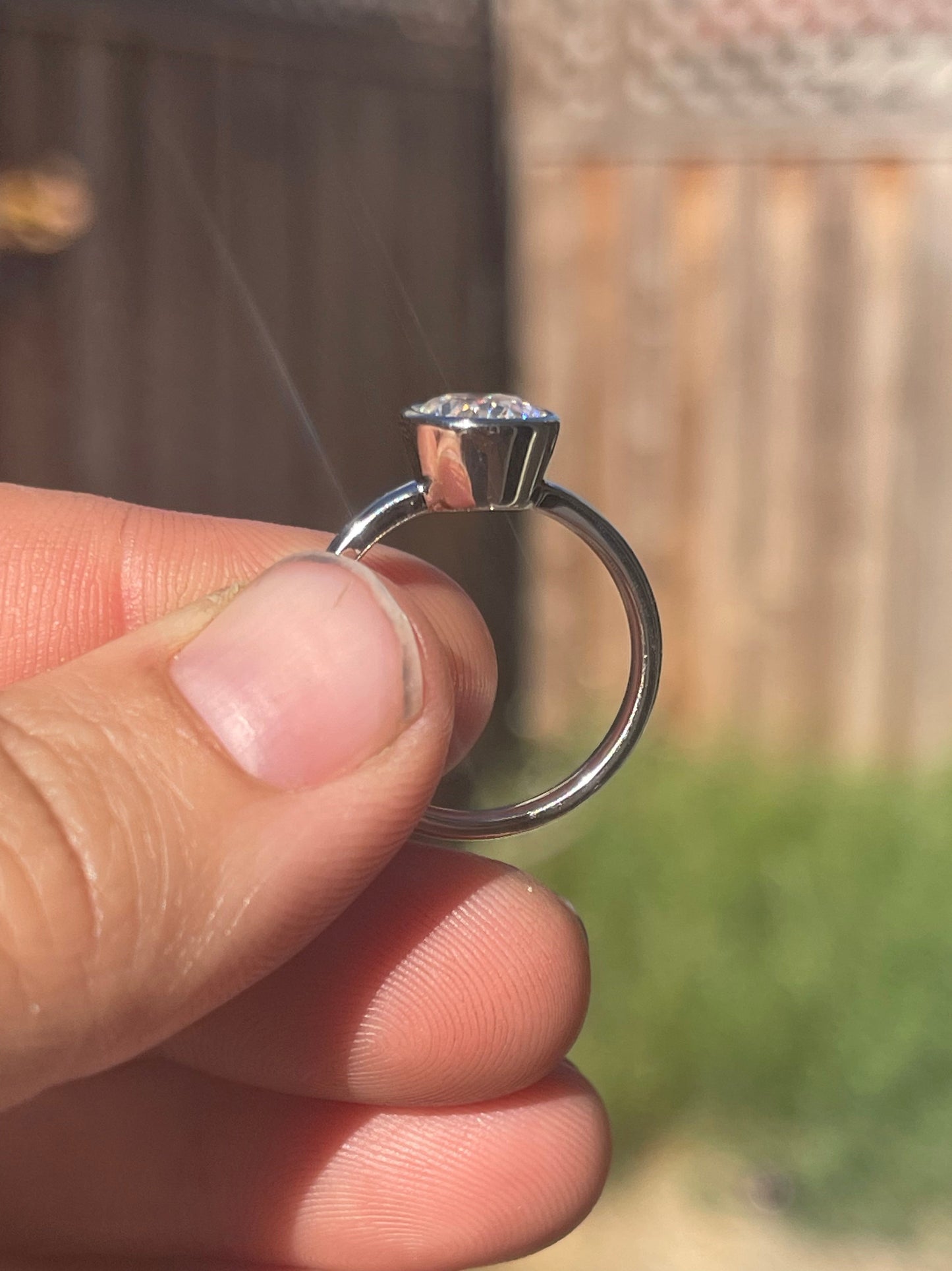 Ryder Sterling Silver Engagement Ring