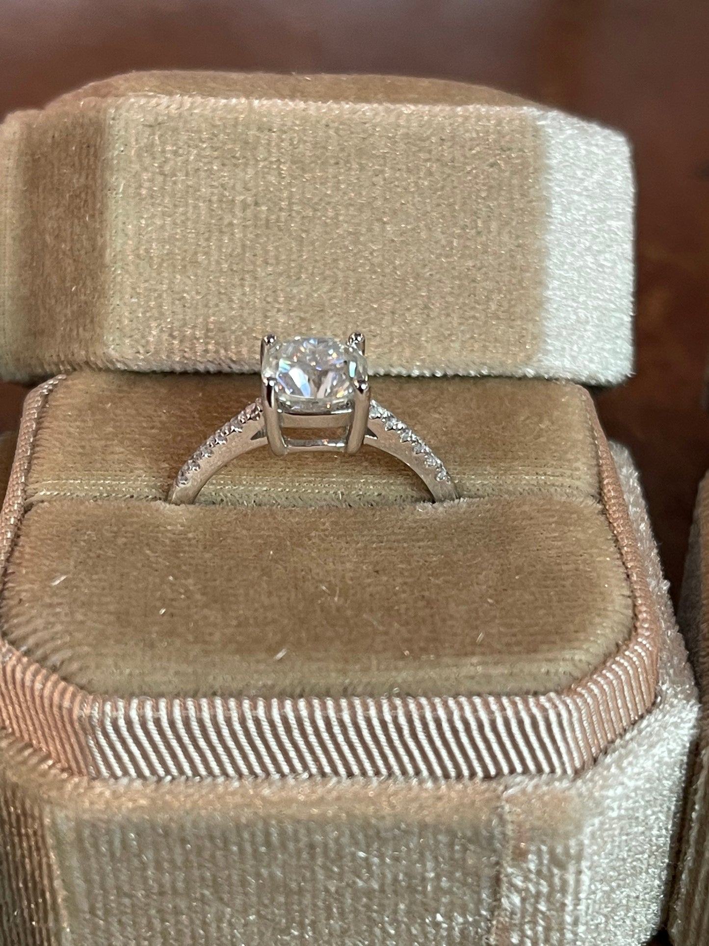 Amanda Sterling Silver Engagement Ring