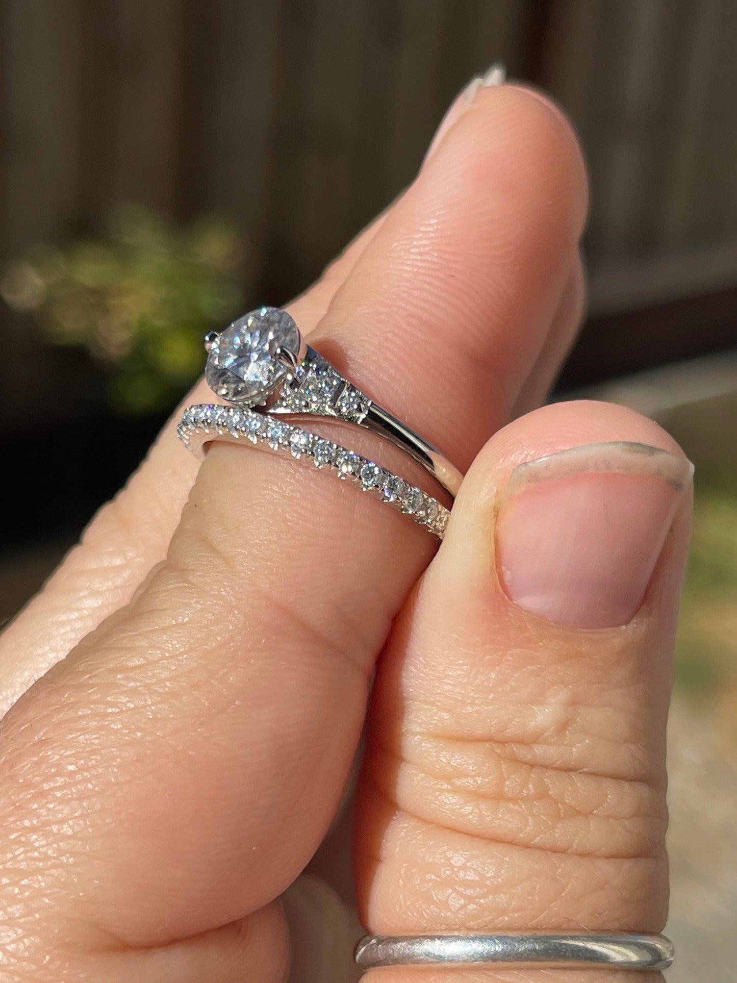 Rylee Moissanite Wedding Band