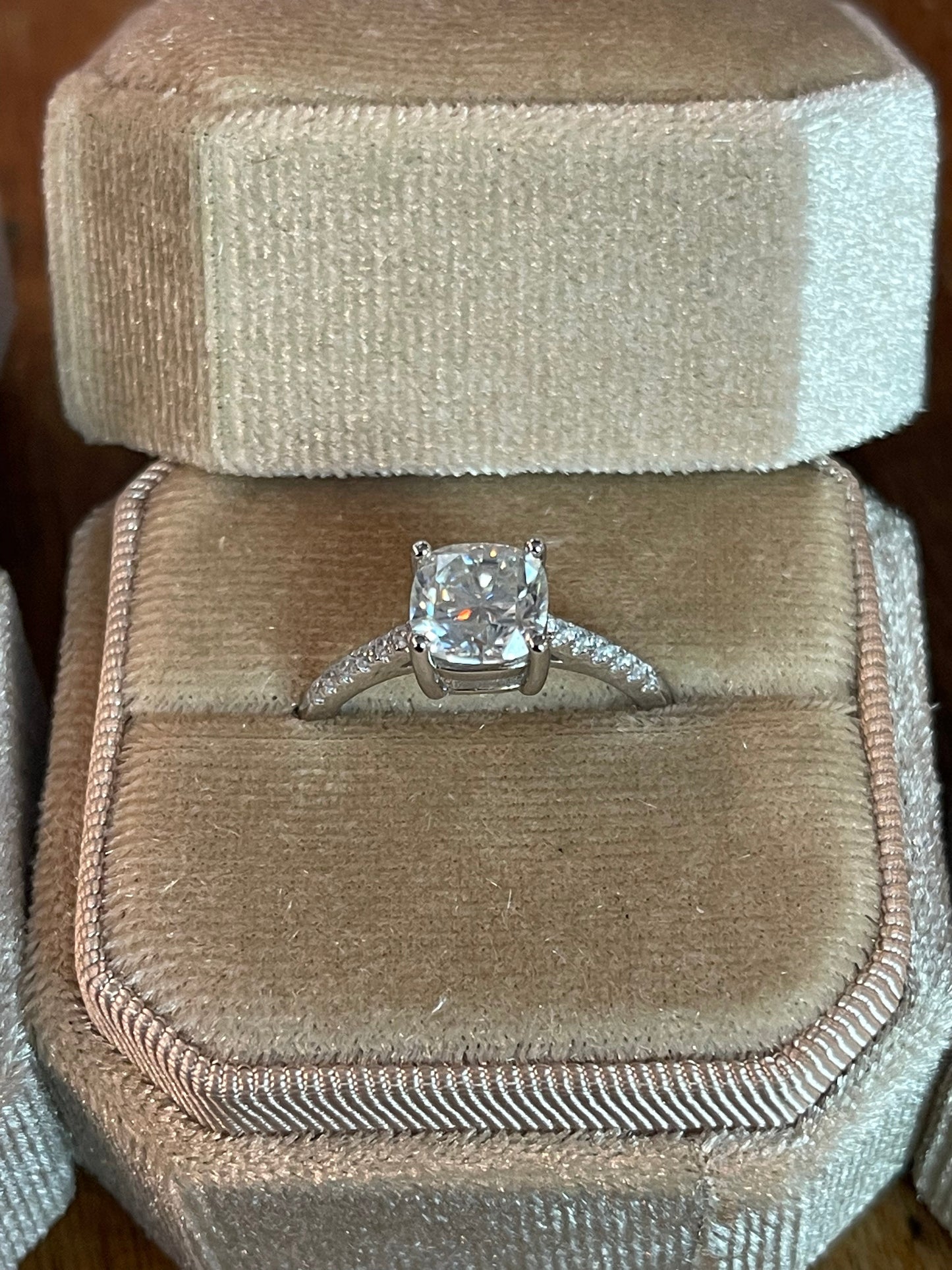 Amanda Sterling Silver Engagement Ring