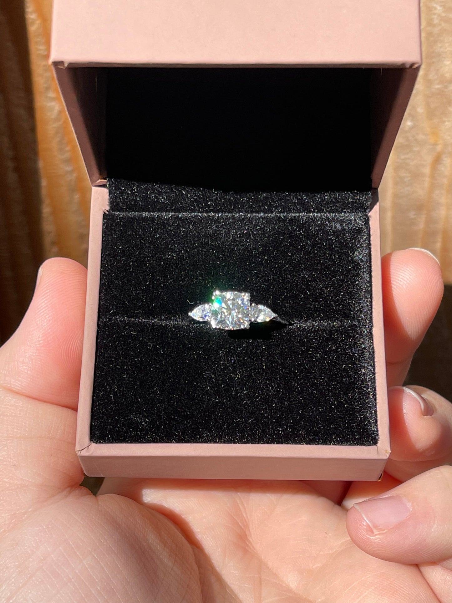 Kasey Sterling Silver Engagement Ring