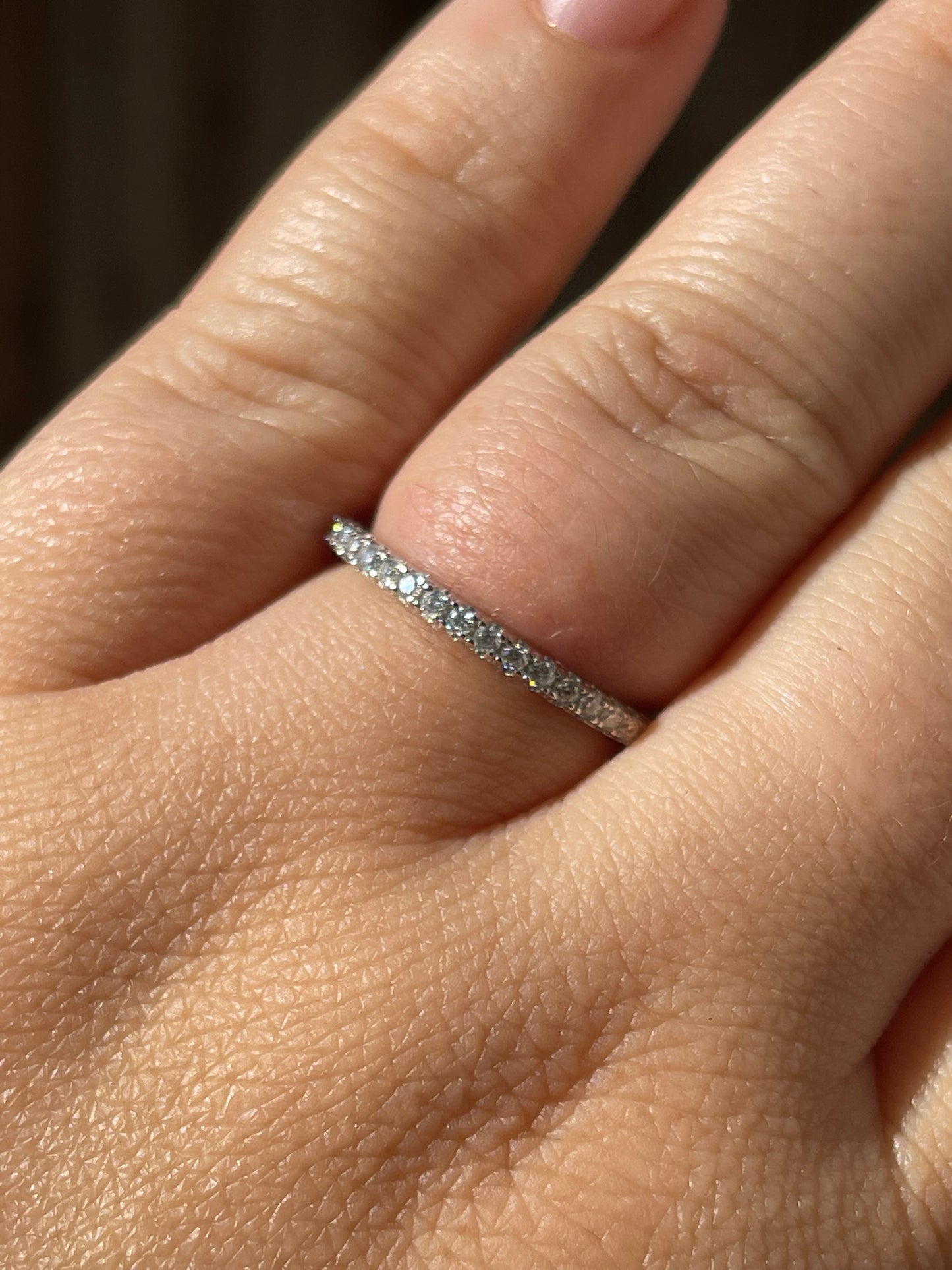 Rylee Moissanite Wedding Band