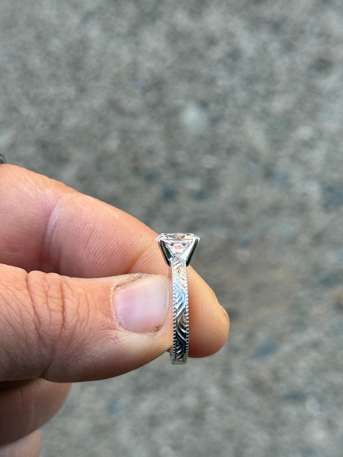 Jolene 2ct 7US Sterling Silver Engagement Ring