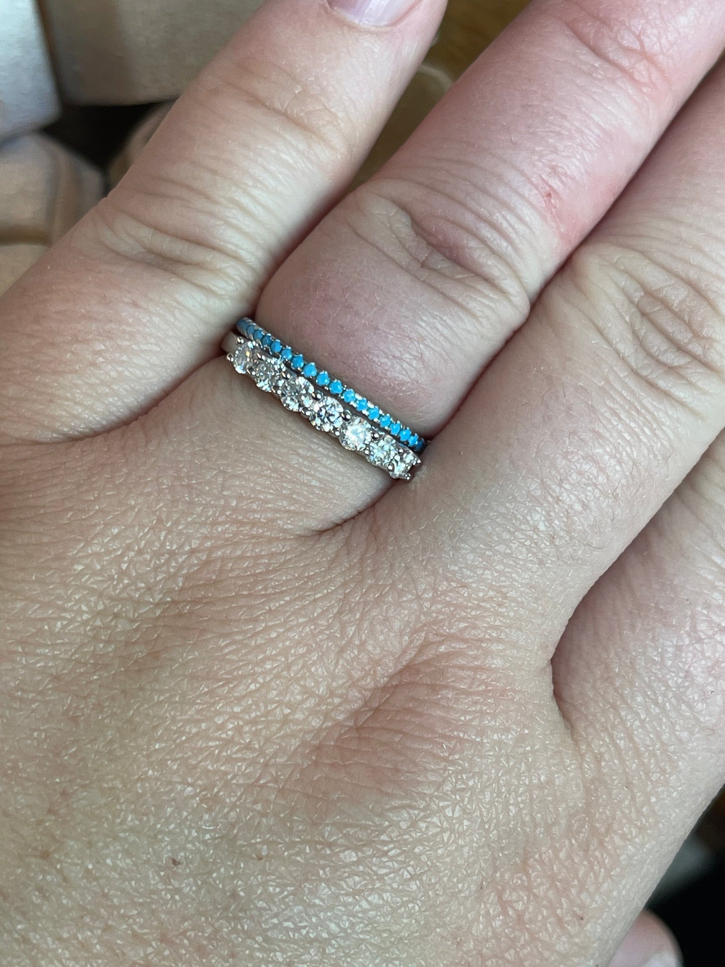 Forever Turquoise Wedding Band