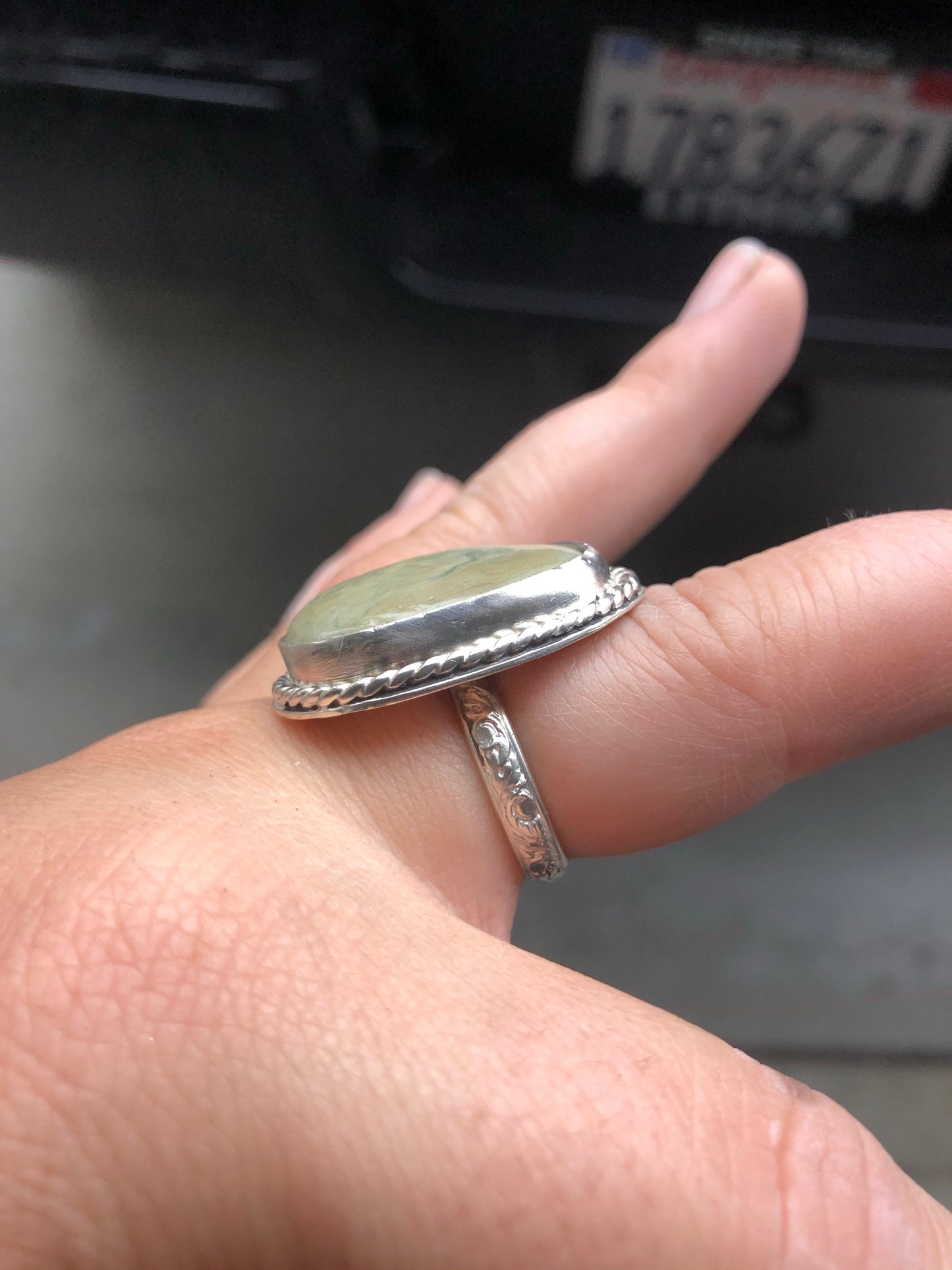 CUSTOMERS SUPPLIED STONE Sterling Silver Ring