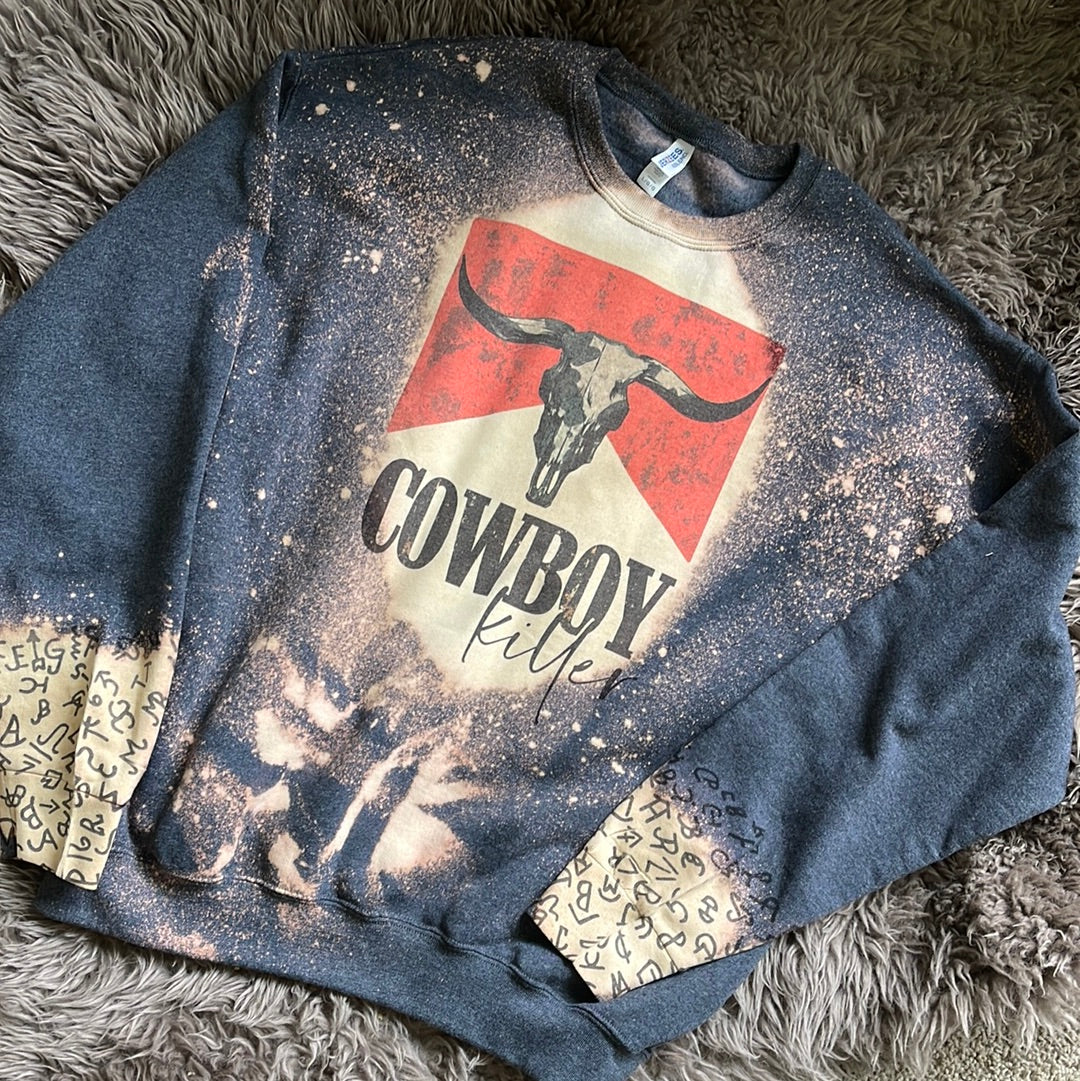 Bleached Cowboy Killer Sweatshirt